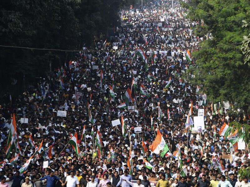 Fresh protests rocked India on December 16 as anger grew over new citizenship legislation slammed as anti-Muslim, after six people died in the northeast and up to 200 were injured in New Delhi. Dibyangshu SARKAR / AFP