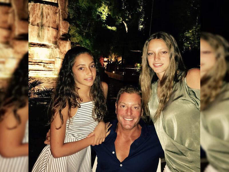 Tala and Tamara Hagras daughters of Tamer Hagras