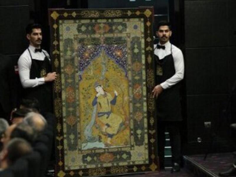 Safavid-Era Silk Carpet (Twitter)