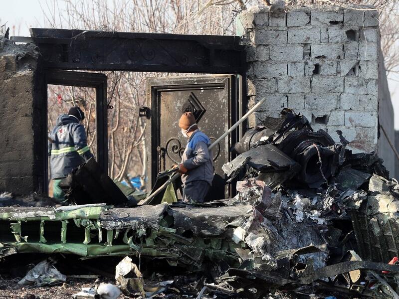 The Boeing 737 had left Tehran's international airport bound for Kiev, semi-official news agency ISNA said, adding that 10 ambulances were sent to the crash site. AFP