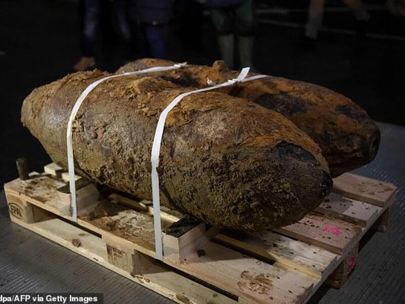 The American and British World War II bombs were successfully defused each weighing 330lb. (AFP/ File Photo)