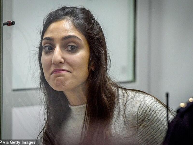 Issachar is seen gesturing during an appeal hearings in a courtroom in Moscow, Russia, on December 19, 2019. (AFP/ File Photo)