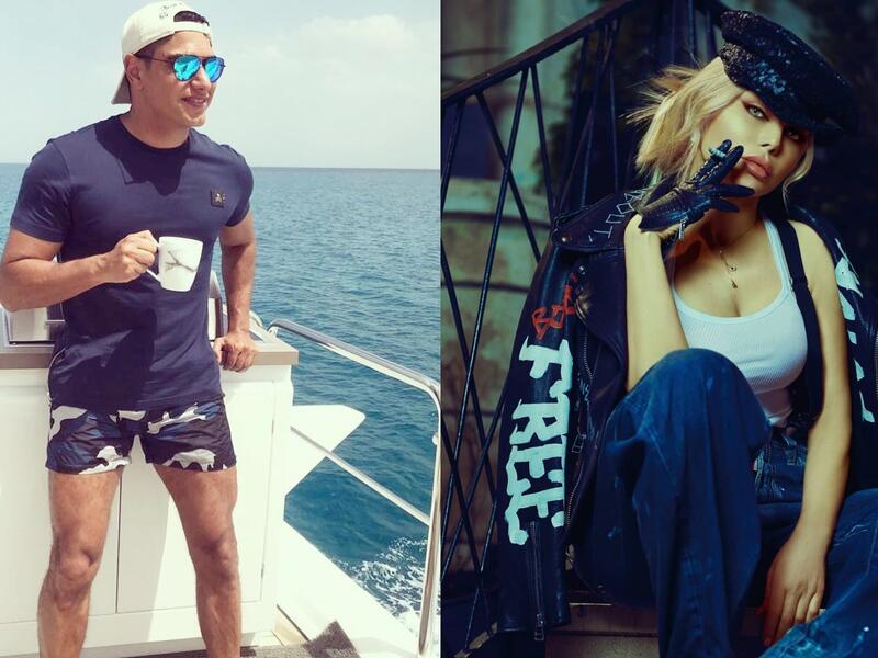 Ahmed revealed in the video that he was in a relationship with a large number of actresses (source: @ahmedabohashima & @haifawehbe Instagram)