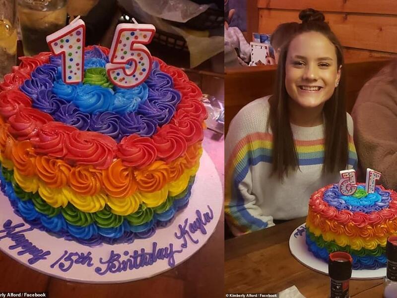 The school said the photo 'demonstrates a posture of morality and cultural acceptance contrary to that of Whitefield Academy's beliefs'. (Facebook/Kimberly Alford)