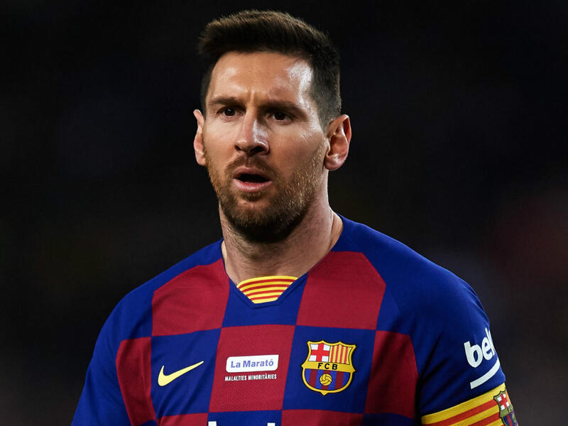 المهاجم الأرجنتيني ليونيل ميسي (برشلونة)