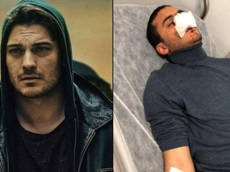Mancy, right, was a stunt double for Çağatay Ulusoy, left, in the “The Protector.” (duvarenglish.com)