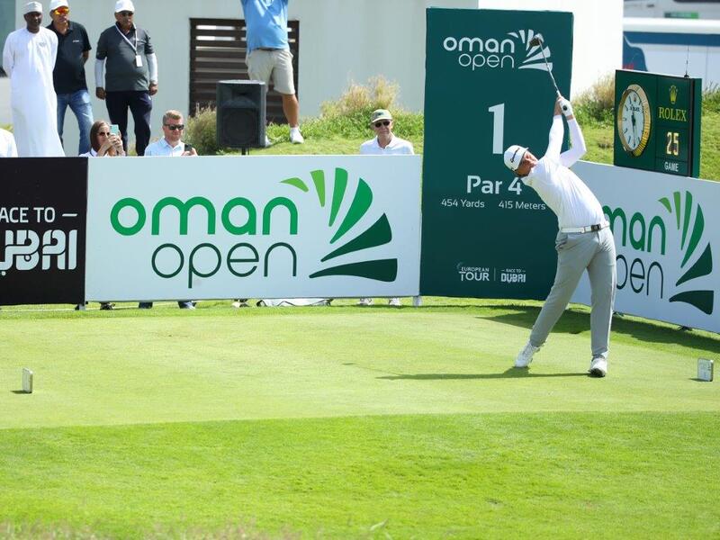 Valimaki in action at the Oman Open