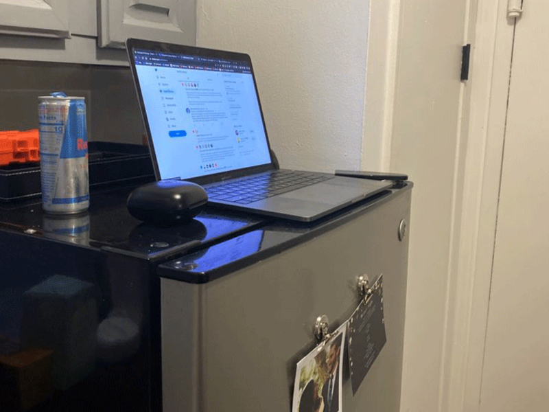 8. The “I should have been an NBA player” office.