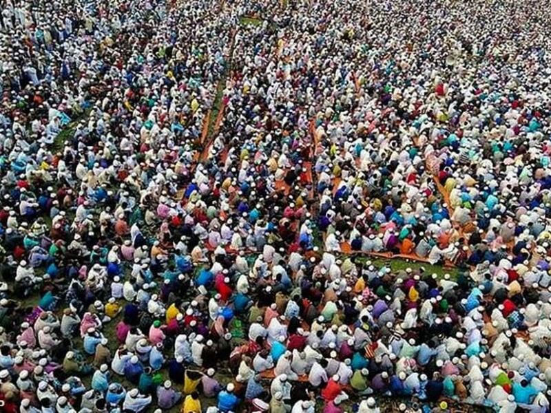 Police said some 10,000 Muslims gathered in an open field in Raipur town in southern Bangladesh to pray 'healing verses' from the Koran to rid the country of the deadly novel coronavirus. (AFP/File)