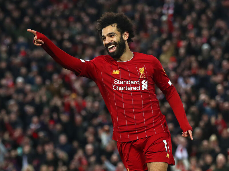 7- مهاجم ليفربول محمد صلاح (35 كم/ساعة)
