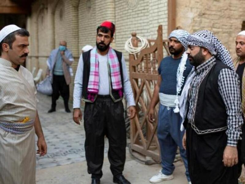 The 'Bab al-Hara' parody skits are meant to raise public awareness of protective measures individuals can take to combat the novel coronavirus pandemic (AFP Photo/Hussein FALEH)
