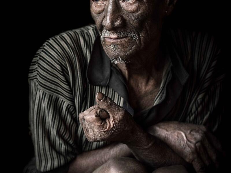 Another tribesman looks away from the camera in the series of stunning photographs. (Mediadrumimages/ Trevor Cole)