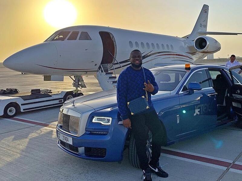 Mr Abbas - who goes by the name Hushpuppi to his fans - is also accused of committing fraud in Europe, America and Nigeria, police said. (Instagram)