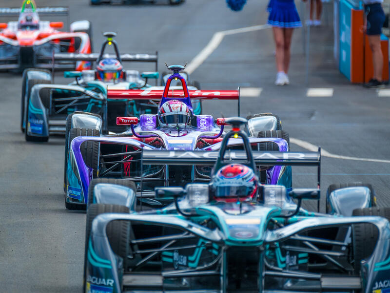 Formula E racing  (Shutterstock)	