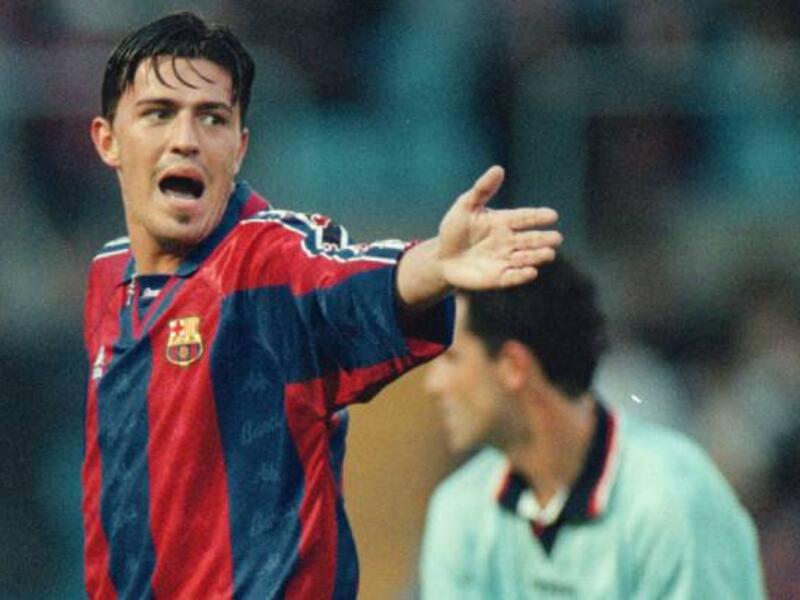 أوسكار غارسيا: لعب لبرشلونة من 1993 حتى 1999 ولإسبانيول من 2000 حتى 2004