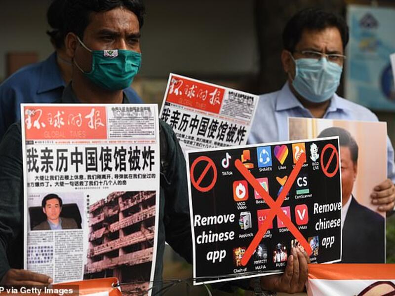 The app was also recently banned in India along with 58 other Chinese apps after a border clash between the two nations in which 20 Indian soldiers died. (AFP)