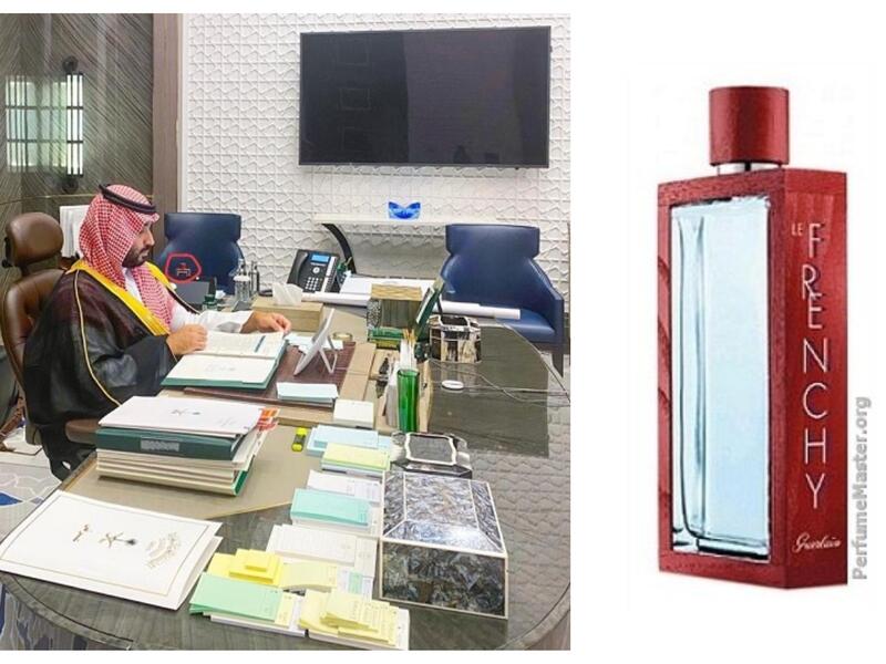 الأمير محمد بن سلمان: عطر le frenchy من ماركة "غيرلان- Guerlain"  الفرنسية، ويبلغ سعره 188 جنيهًا إسترلينيًا، وهو من العطور الكلاسيكية المنعشة.