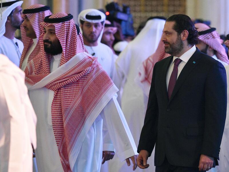 تدهور العلاقات اللبنانية السعودية في نوفمبر 2017: تدهورت علاقة سعد الحريري مع السعودية التي أغضبها اتساع نفوذ حزب الله في لبنان، وصار معلومًا أن الرياض أجبرت الحريري حينئذ على الاستقالة واحتجزته داخل السعودية التي تنفي حدوث ذلك.
