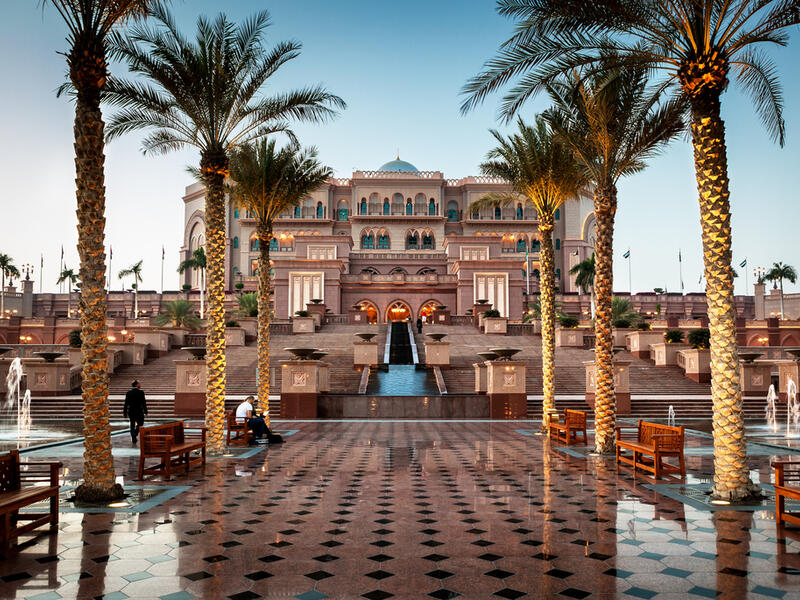 He is hiding in a £10,000-a-night presidential suite at the Emirates Palace Hotel (Shutterstock/ File Photo)