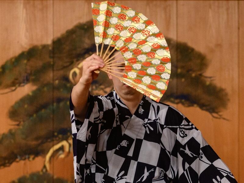 The COVID-19 coronavirus pandemic has affected theatres across the world, but noh performers now face the ultimate question -- can the play that has been passed down for generations since the 14th century still survive after the pandemic? Philip FONG / AFP