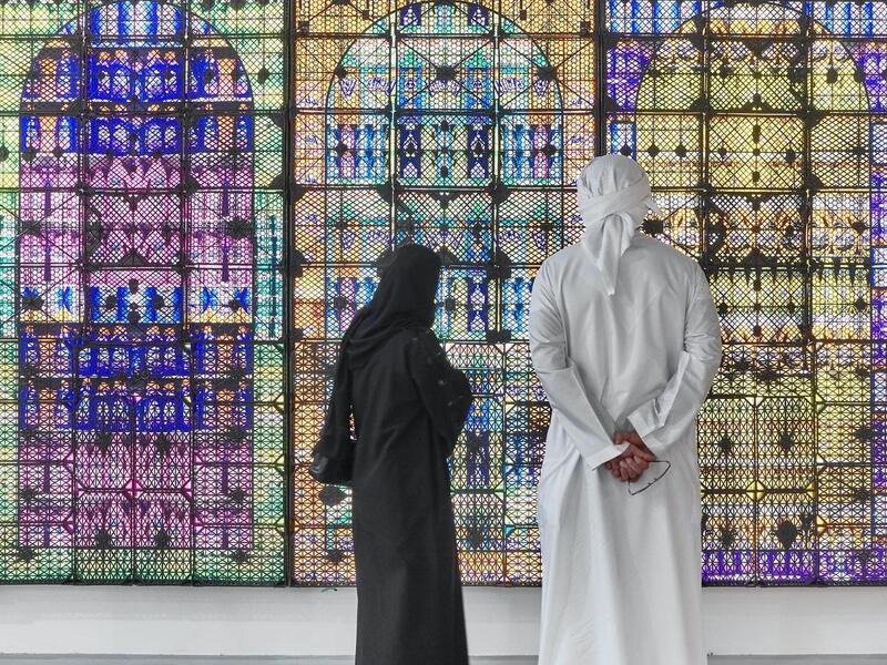 This year, @abudhabiart, the annual commercial art fair hosted in the UAE’s capital, is going virtual. (Instagram)