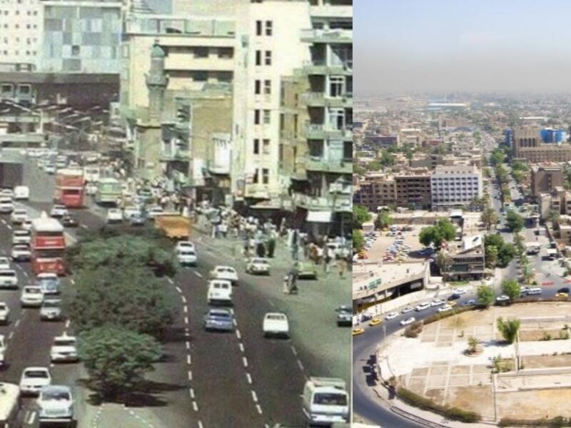 Iraq's Baghdad between past and present. (Twitter)