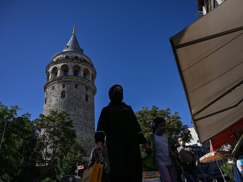 The demolition of one of its walls with a jackhammer as part of a restoration work was narrowly avoided last August after a video leaked on social media, which sparked strong criticism from the largest city's residents. Ozan KOSE / AFP