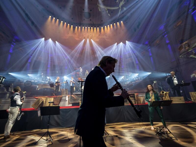 The TV recording in the Concertgebouw building in Amsterdam of the annual New Year's concert by the Netherlands Blazers Ensemble on December 30, 2020. This year there is no public presence due to the applicable RIVM measures because of the coronavirus Covid-19. The concert will be broadcast on January 1, 2021.