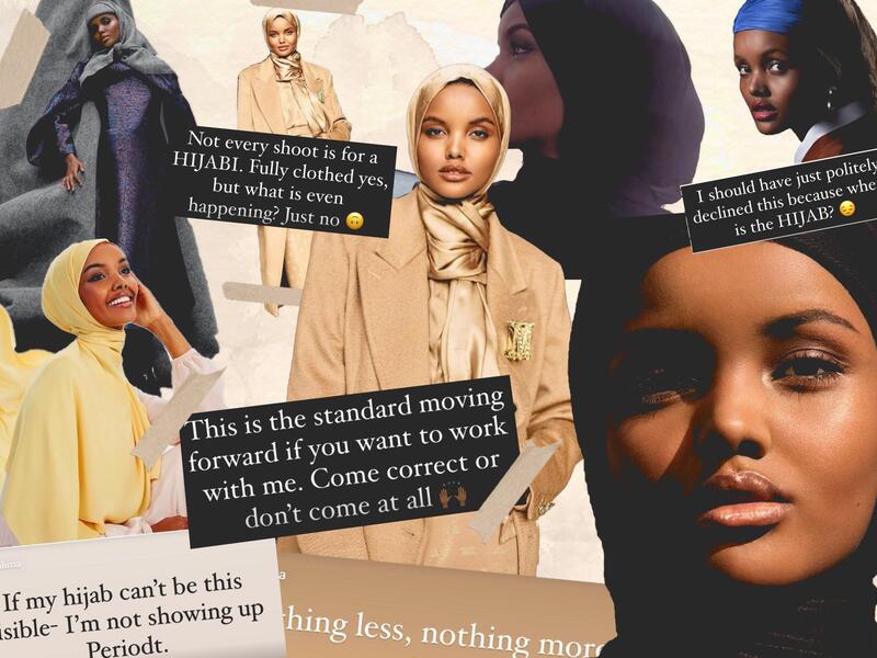 مؤخرًا، أعلنت حليمة أنها تودع حياتها المهنية كعارضة أزياء، قائلة إنها تعطي الأولوية لـ "الدين على الدنيا".
