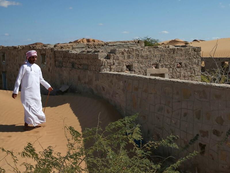 The advance of the desert is not specific to the sultanate of Oman, and experts say climate change is one of the factors propelling the phenomenon in different parts of the world.  MOHAMMED MAHJOUB / AFP