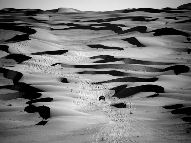 Mini's driver Stephane Peterhansel and his co-driver Edouard Boulanger of France compete during Stage 2 of the Dakar Rally 2021 between Bisha and Wadi Ad-Dawasir in Saudi Arabia, on January 4, 2021. FRANCK FIFE / AFP
