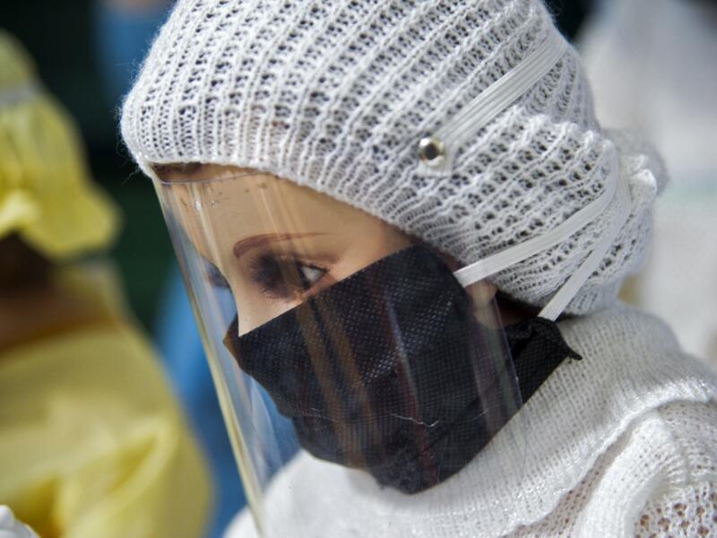 View of a doll displayed for sale at the ¨Nino Uribe¨ traditional Mexican store in Mexico City on January 27, 2021. ¨Nino Uribe¨ sells representations of the Baby Jesus called Baby COVID to raise awareness on the preventive measures to take amid the COVID-19 coronavirus pandemic. CLAUDIO CRUZ / AFP