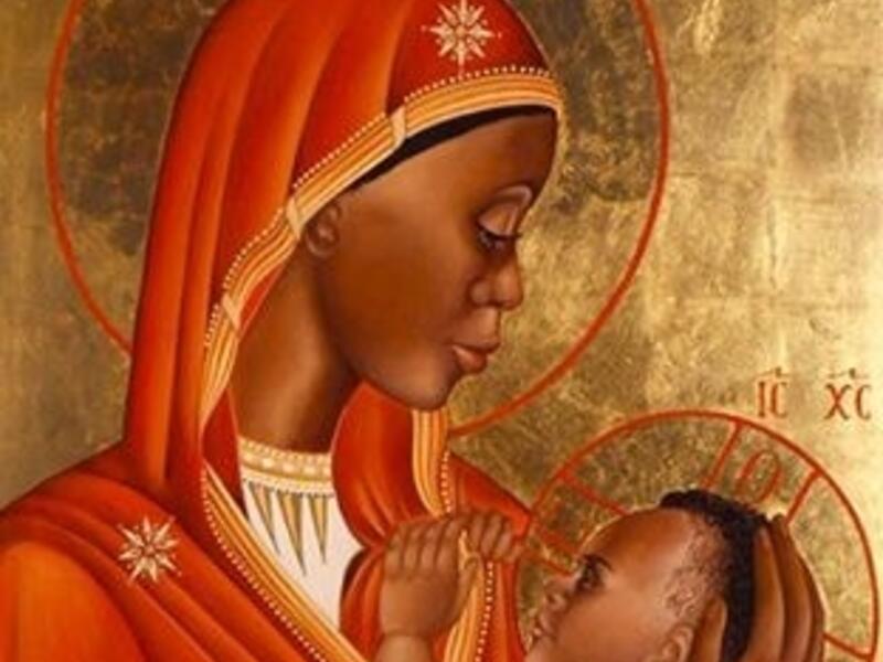 A beautiful depiction of a Madonna with vibrant colors (Facebook)