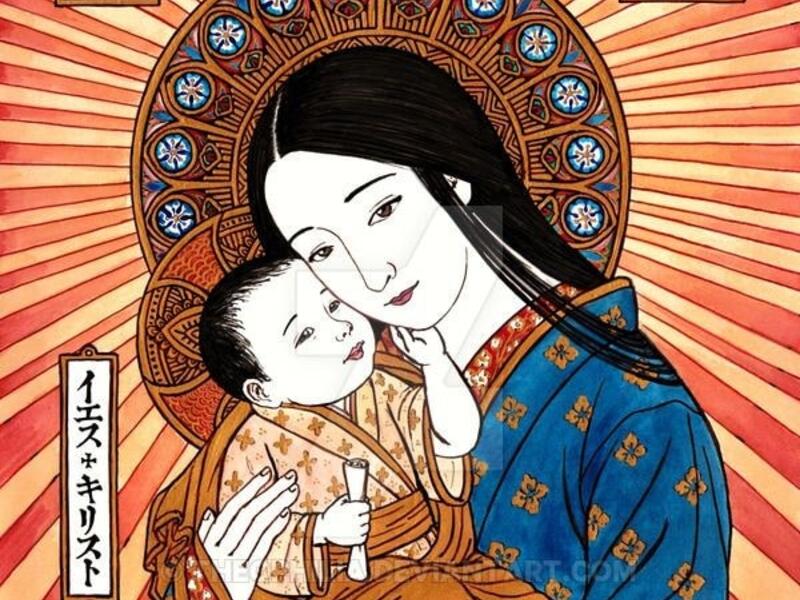 One of the interpretations of the Virgin Mary (Facebook)