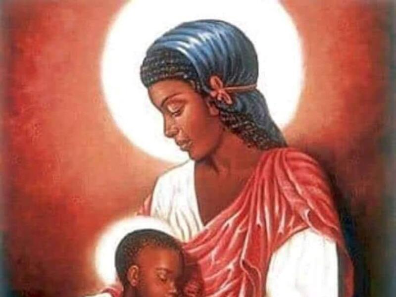 One of the interpretations of the Virgin Mary (Facebook)