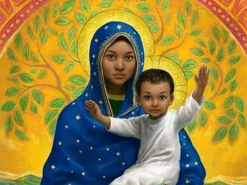 The Virgin’s profile is serene and has been described as possessing “magical beauty.” (Facebook)