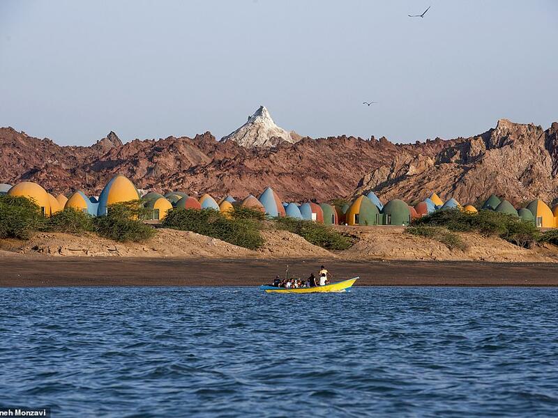 ZAV Architects says: 'Hormuz island has naturally coloured sand and sediments, which give it its outstanding colourful landscapes, and it is often called the rainbow island'. (Iranian Photographer/ Tahmineh Monzavi)