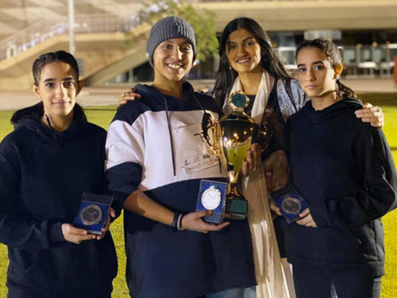 Meet Saudi Arabia's first female skating team aiming for international glory. (Twitter)