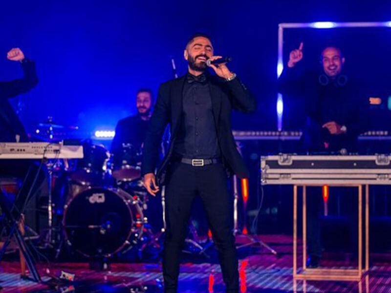 Tamer Hosny threw a concert in Egypt