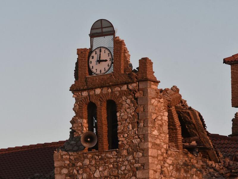 A strong 6.3-magnitude earthquake hits Greece