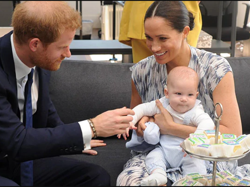 what are Harry and Meghan's son favourite royal words?