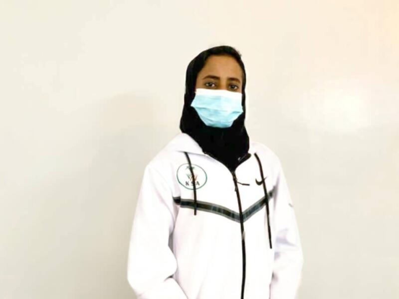 Saudi athlete Hanan Al-Thubaiti (Photo: SG)