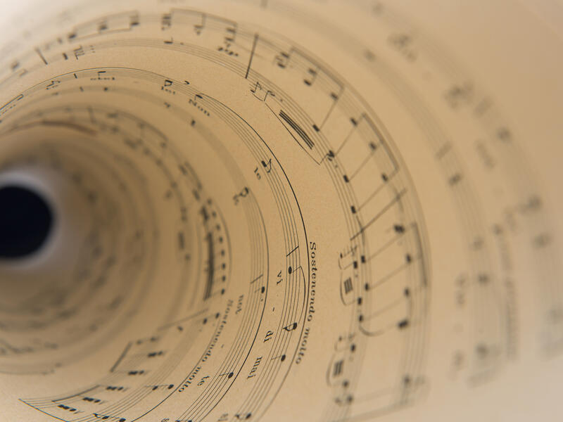 Music score pages