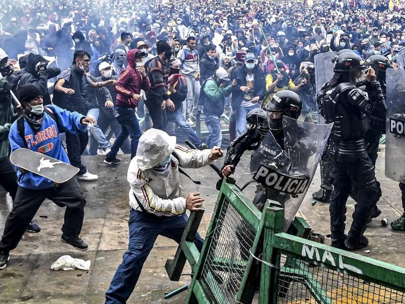 Tax reform protests in Colombia