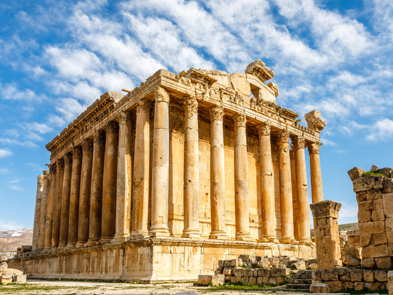 Ancient Roman temple of Bacchus