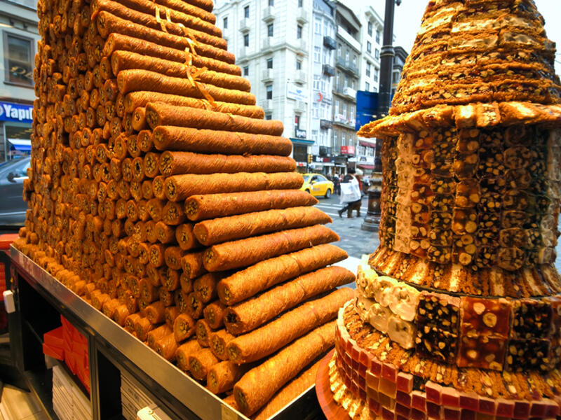 Sweets in the famous Istanbul Patisserie