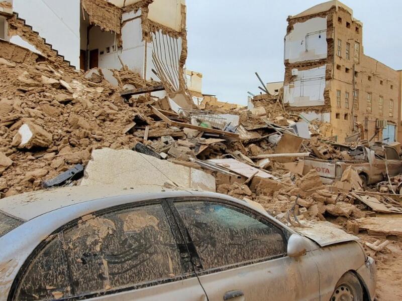 Heavy flooding in southeast Yemen leaves five people dead