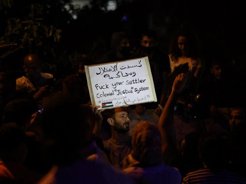 Sheikh Jarrah neighborhood in occupied East Jerusalem