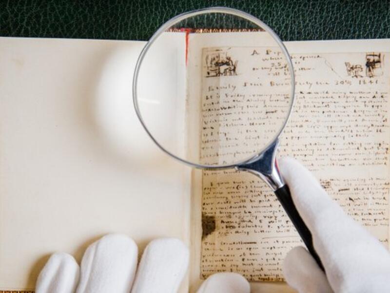 Emily Bronte secretly wrote poems
