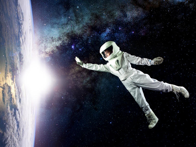 Astronaut in space